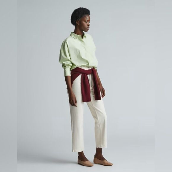 NEW EVERLANE THE day Glove Leather Flats in Tan - Picture 7 of 7